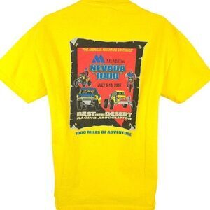 Vintage Off Road Racing T Shirt Mens Size Large Y2K 2005 Nevada 1000